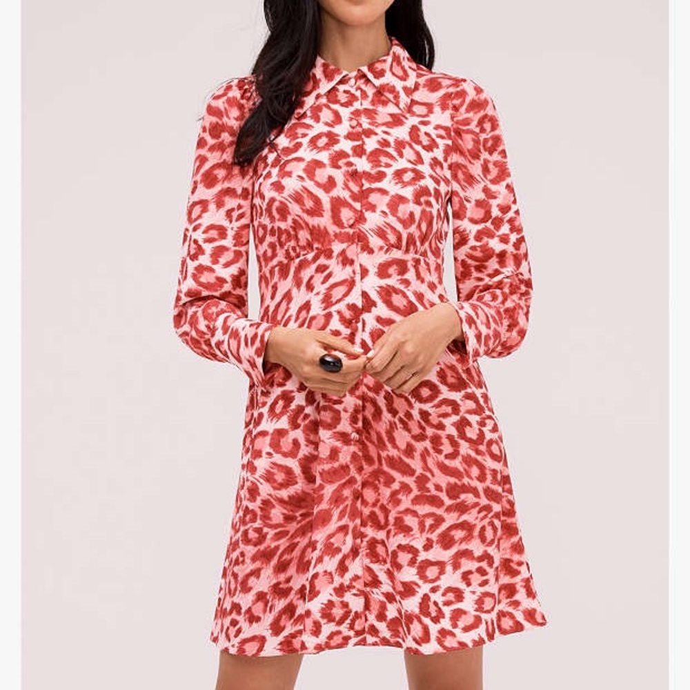 Kate Spade New York Animal Print Mini Dress